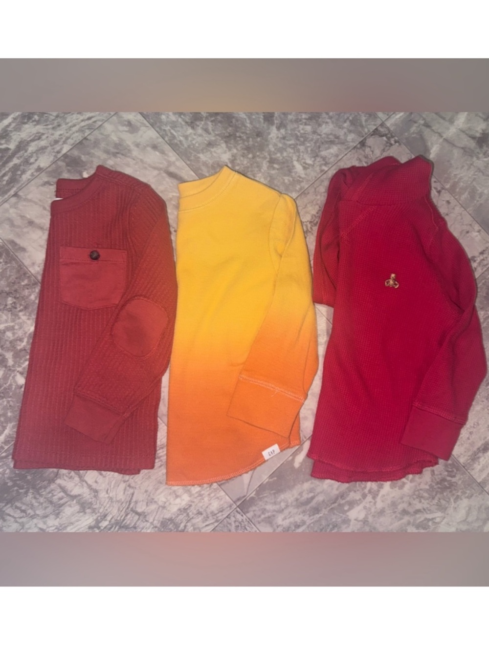 GAP Old Navy Toddler Boys 3-Piece Long Sleeve Top Bundle Size 2T